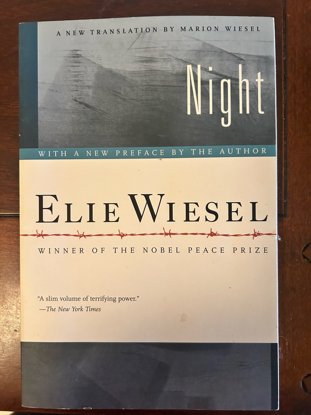 Night by Elie Wiesel — Paperback Book